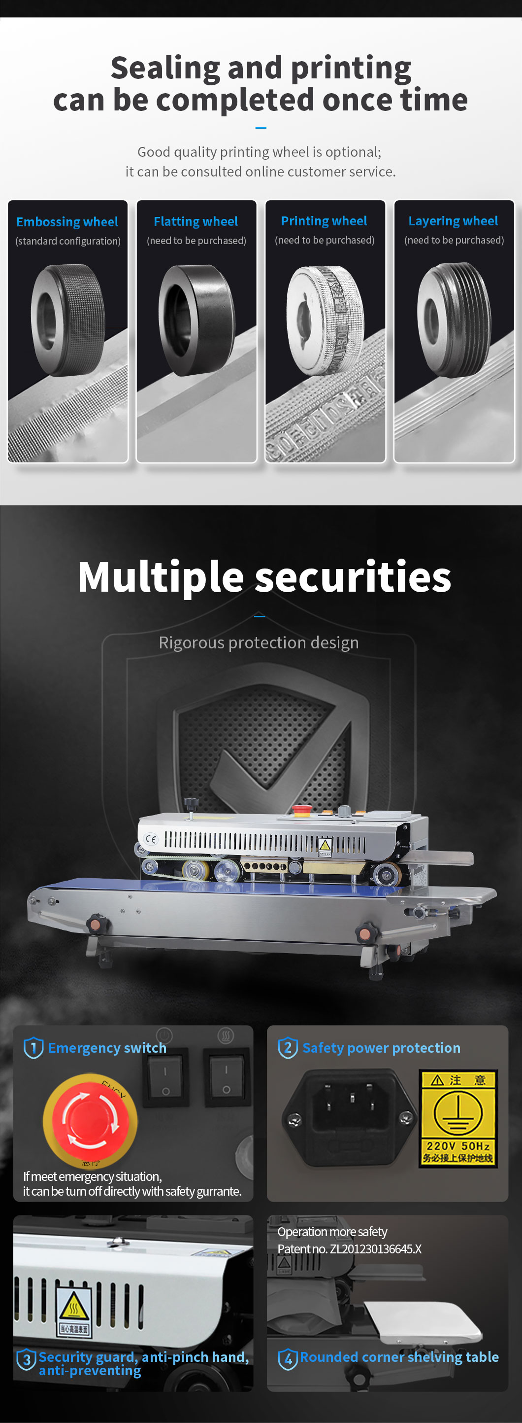 M&aacute;quina de sellado de bolsas de pl&aacute;stico