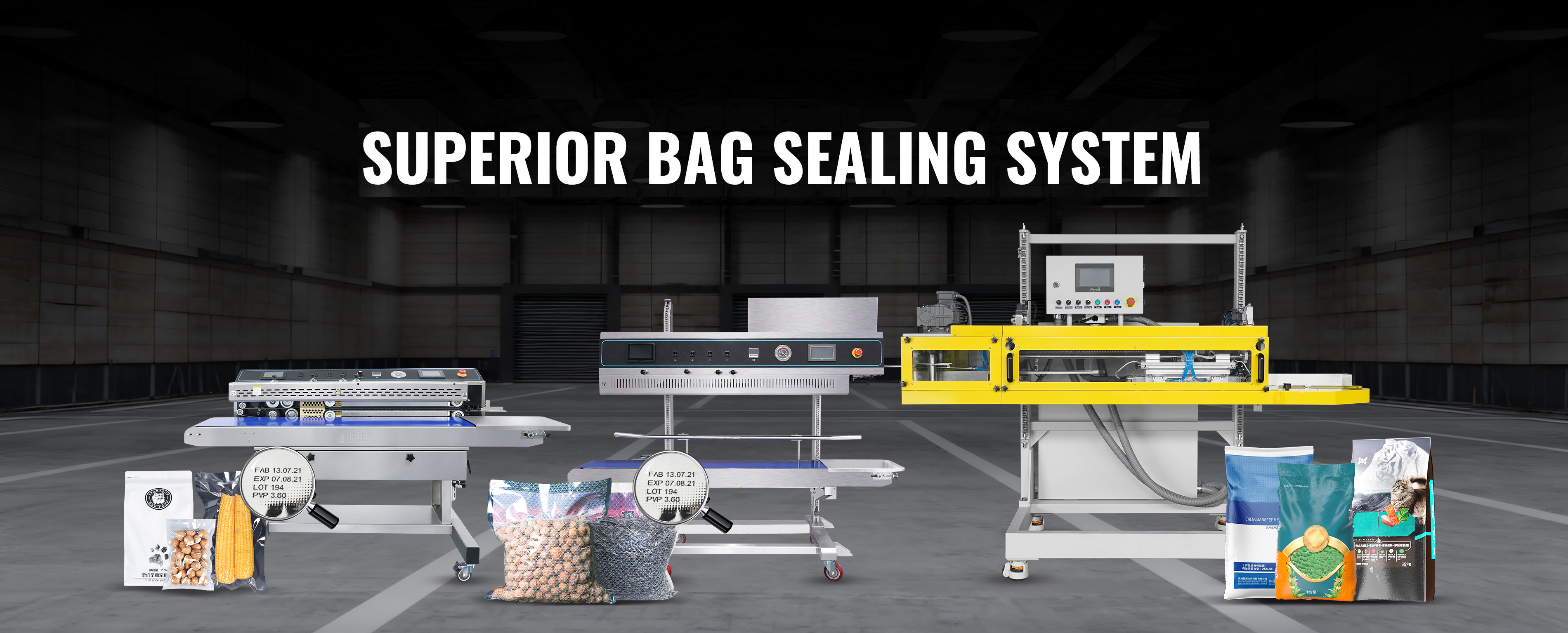 sellador de bolsas落地页banner