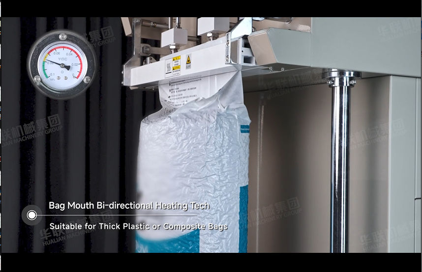 Sellador de vac&iacute;o externo de tipo boquilla para bolsas pesadas