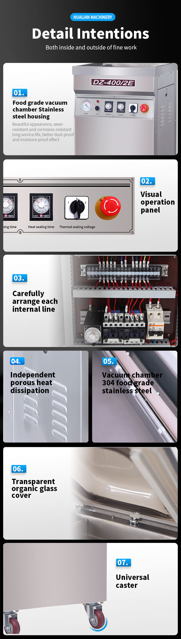 Detalles de la m&aacute;quina de embalaje de vac&iacute;o 02