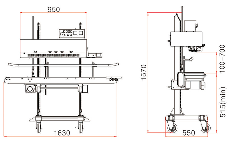M&aacute;quina de termosellado Hualian FRM-1370LD