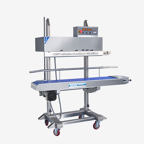 Sellador automático de banda de película de PVC con calor FRM-1120LD