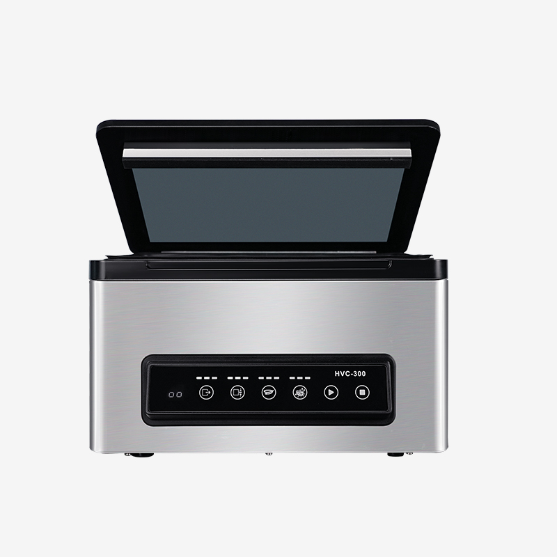 Máquina selladora al vacío de cámara comercial Hualian para carne y alimentos HVC-300T∕1DB