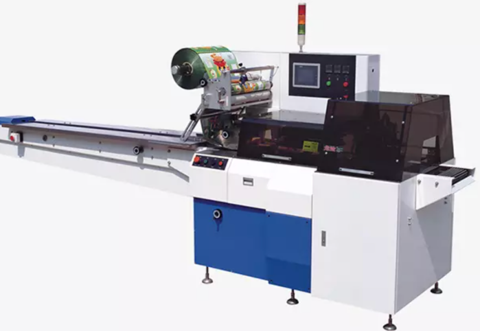 M&aacute;quina envasadora horizontal autom&aacute;tica tipo almohada de papel DXDZ-450X