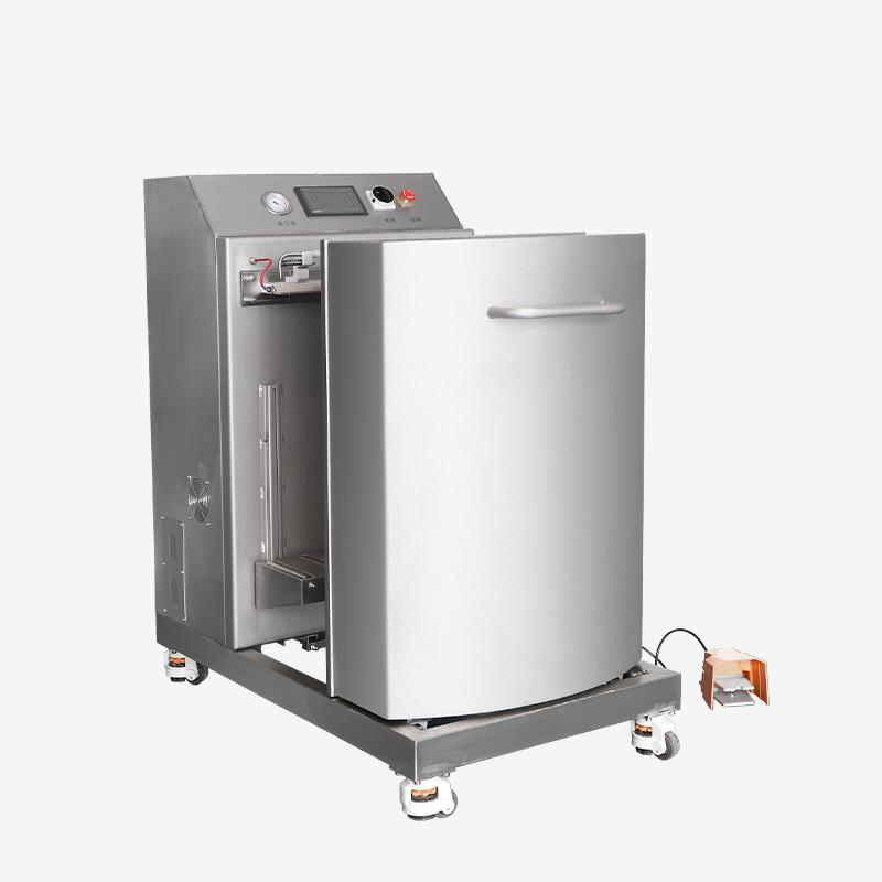 Máquina de envasado al vacío vertical de cámara única Hualian para envasado de cereales y cereales para HVV-610F/1B